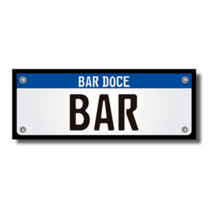Quadro Carro Mercosul Bar Doce Bar – 40×15 cm