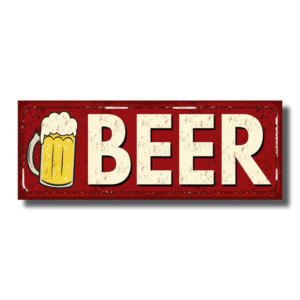 Quadro Beer – 40 x 15 cm