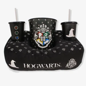 Kit Pipoca Harry Potter Black Casas de Hogwarts